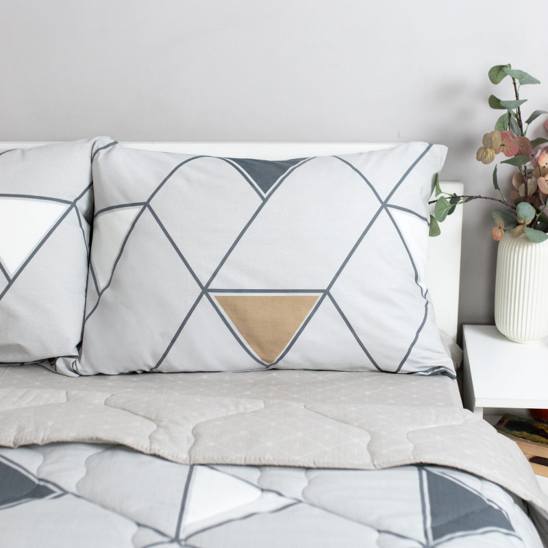 Набор летний Серафима евро, поплин (хлопок 100 %), наволочка (50х70)